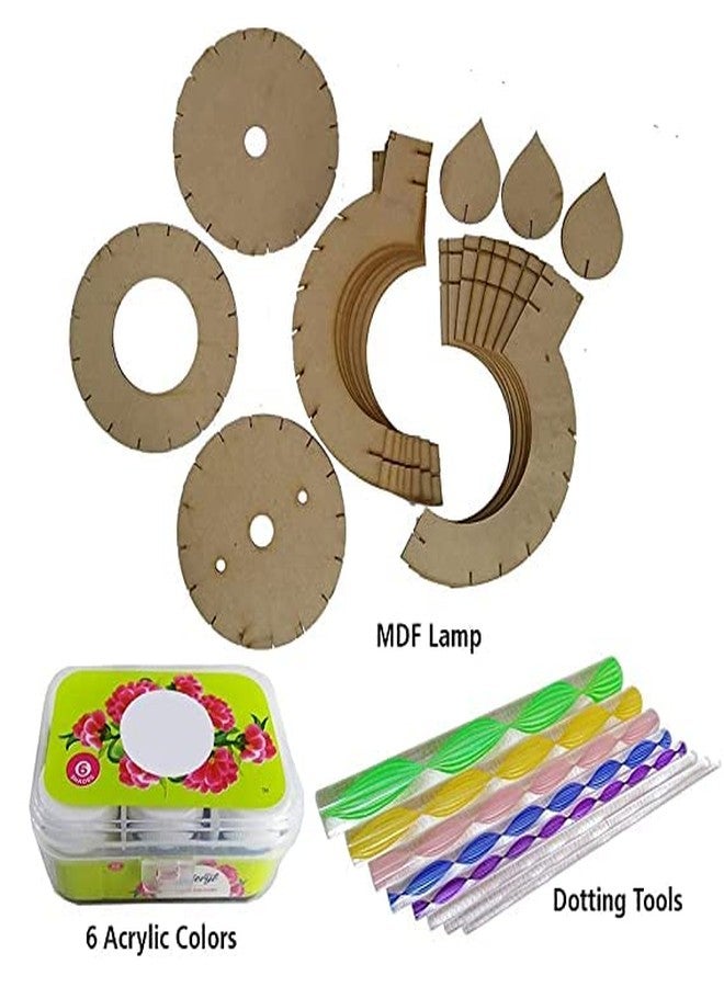 Penkraft Dot Mandala on MDF Lantern DIY kit | Free Video Tutorial - Image 2